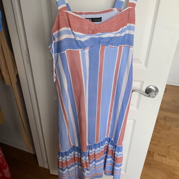 Zara Linen Blend Dress - Picture 4 of 5